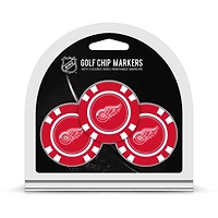 Detroit Red Wings Golf Chip 3-Pack Set