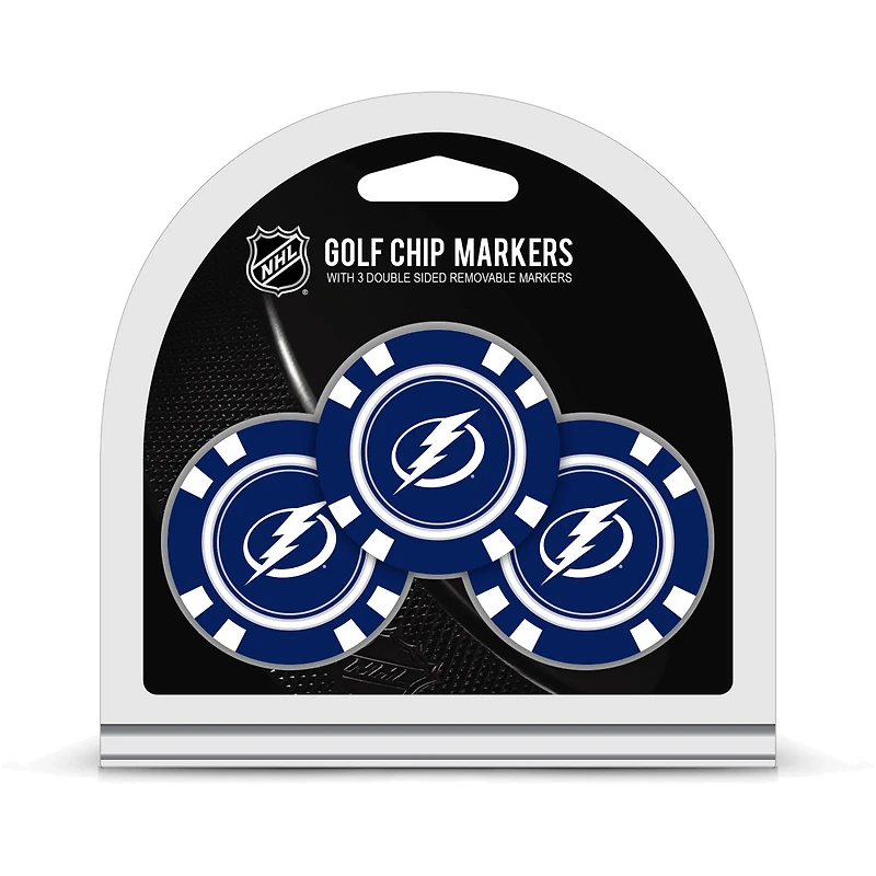 Tampa Bay Lightning Golf Chip 3-Pack Set