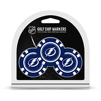 Tampa Bay Lightning Golf Chip 3-Pack Set