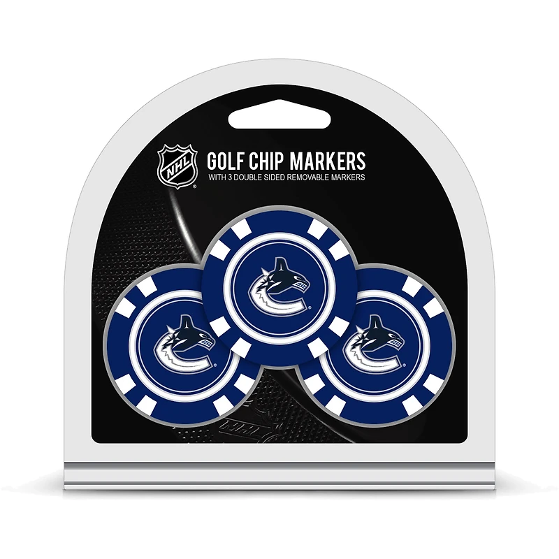 Vancouver Canucks Golf Chip 3-Pack Set