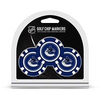 Vancouver Canucks Golf Chip 3-Pack Set