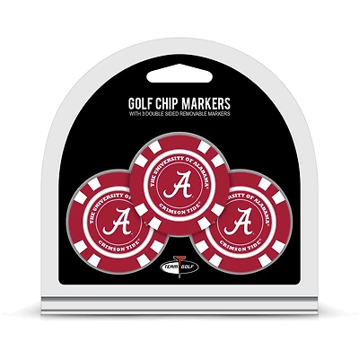 Alabama Crimson Tide Golf Chip 3-Pack Set
