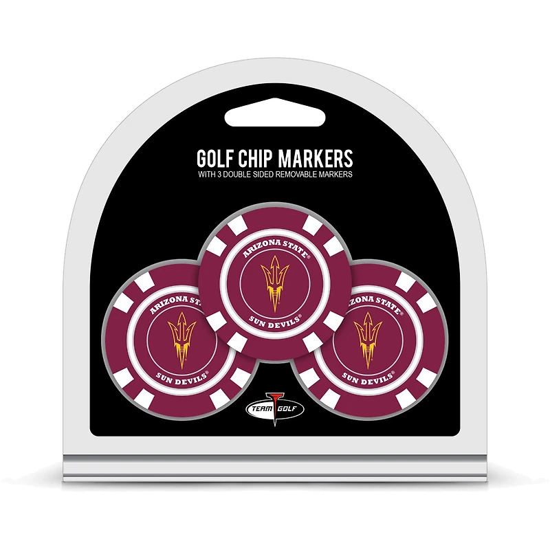 Arizona State Sun Devils Golf Chip 3-Pack Set