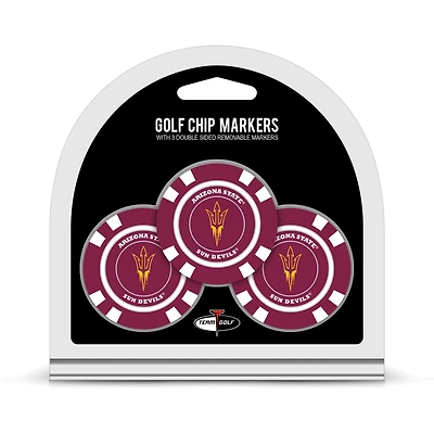 Arizona State Sun Devils Golf Chip 3-Pack Set