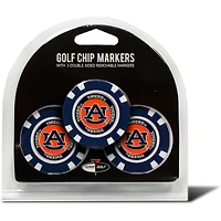 Auburn Tigers Golf Chip 3-Pack Set