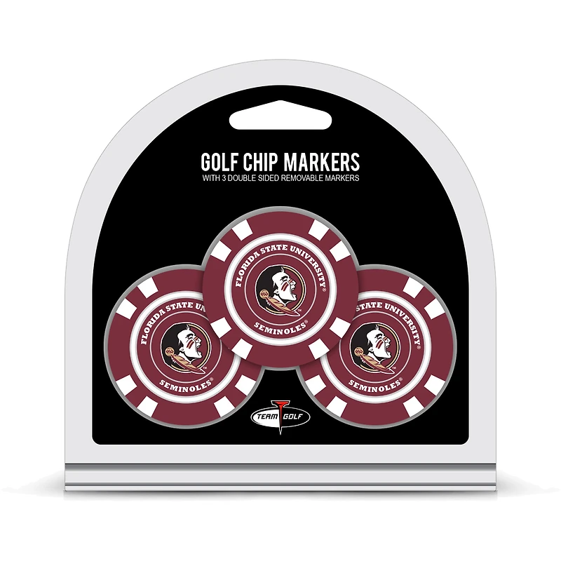 Florida State Seminoles Golf Chip 3-Pack Set