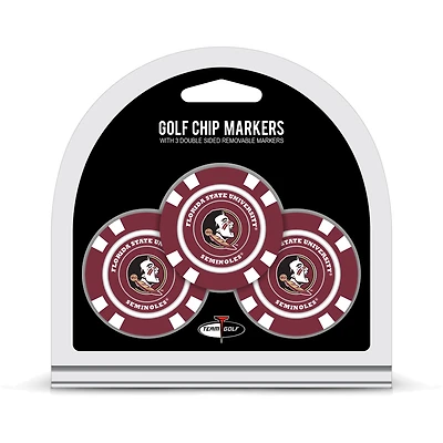 Florida State Seminoles Golf Chip 3-Pack Set