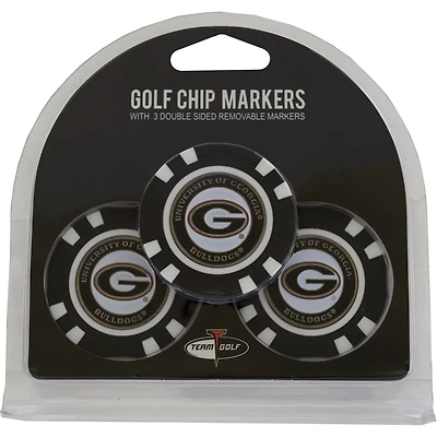 Georgia Bulldogs Golf Chip 3-Pack Set