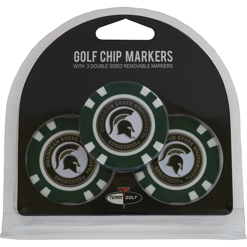 Michigan State Spartans Golf Chip 3-Pack Set