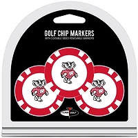 Wisconsin Badgers Golf Chip 3-Pack Set