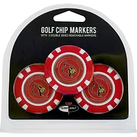 Louisville Cardinals Golf Chip 3-Pack Set
