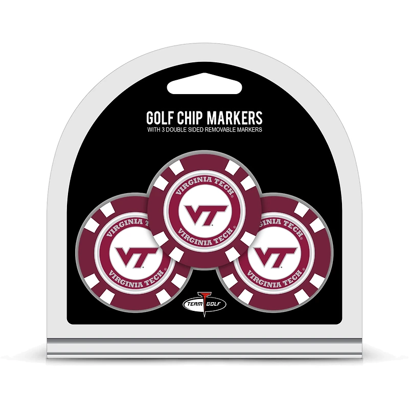 Virginia Tech Hokies Golf Chip 3-Pack Set