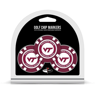 Virginia Tech Hokies Golf Chip 3-Pack Set