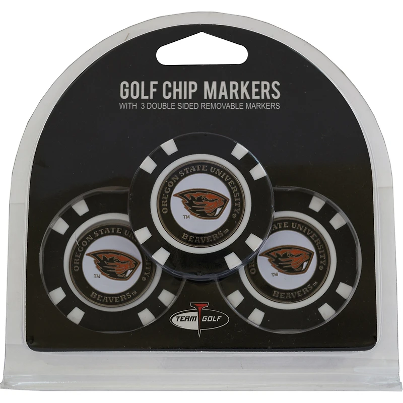 Oregon State Beavers Golf Chip 3-Pack Set