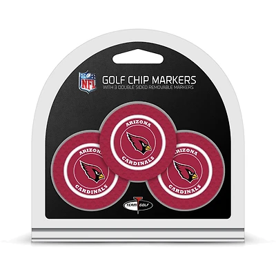 Arizona Cardinals Golf Chip 3-Pack Set