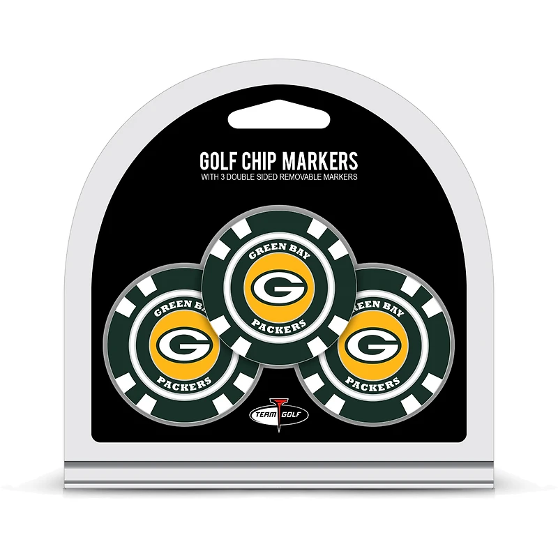Green Bay Packers Golf Chip 3-Pack Set