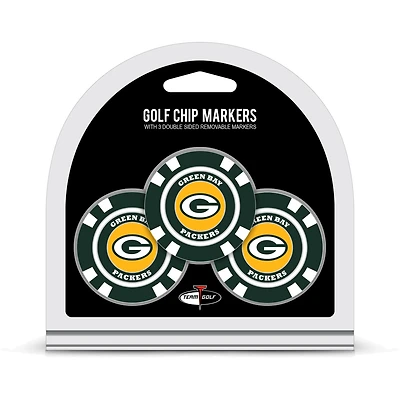 Green Bay Packers Golf Chip 3-Pack Set