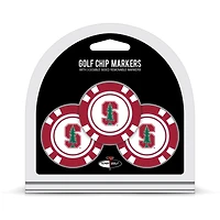 Stanford Cardinal Golf Chip 3-Pack Set
