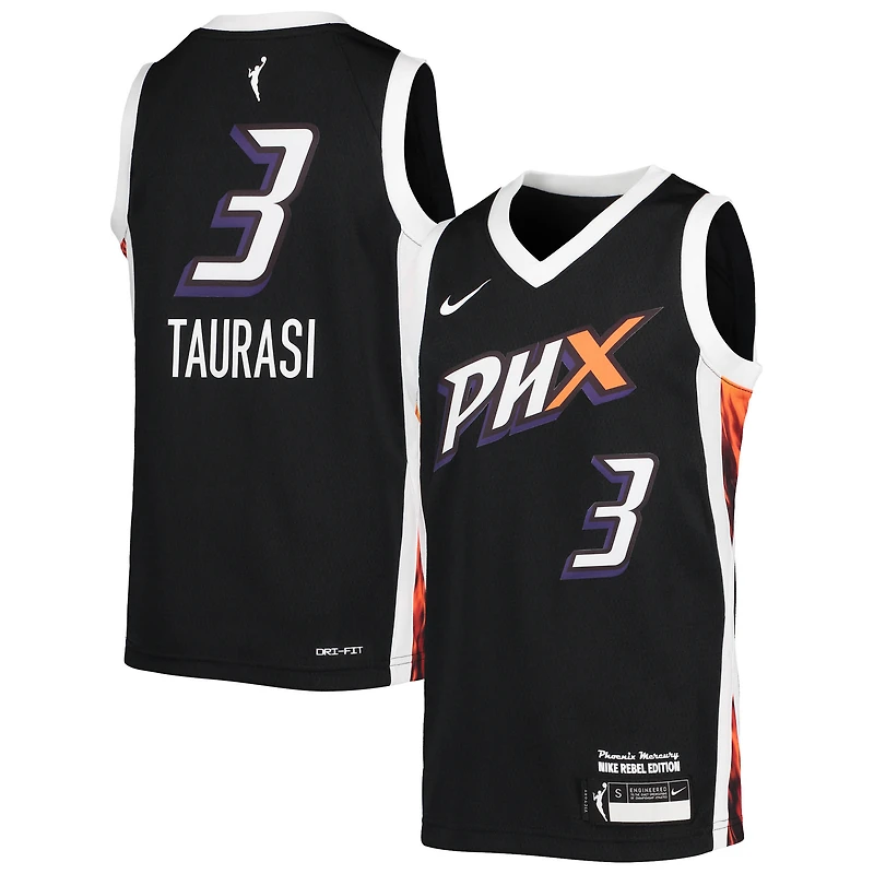 Youth Nike Diana Taurasi Black Phoenix Mercury Player Jersey - Rebel Edition