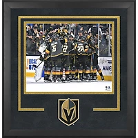 Vegas Golden Knights Deluxe Framed Autographed 16" x 20" Team Celebration Photograph with Multiple Signatures - Limited Edition of 20