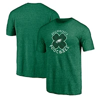 Men's Fanatics Kelly Green Philadelphia Eagles St. Patrick's Day Celtic Tri-Blend T-Shirt