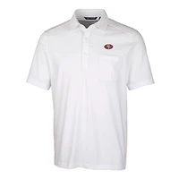 Men's Cutter & Buck White San Francisco 49ers Advantage Jersey Polo