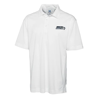 Men's Cutter & Buck White Seattle Seahawks DryTec Genre Polo