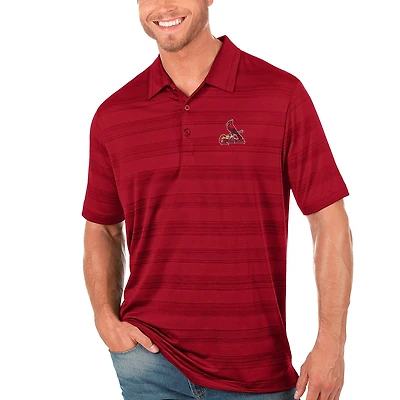 Men's Antigua Red St. Louis Cardinals Compass Polo