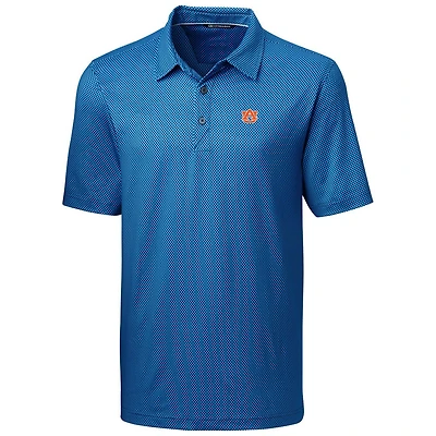 Men's Cutter & Buck Navy Auburn Tigers Big & Tall Pike Mini Pennant Polo