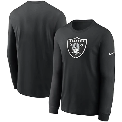 Men's Nike Black Las Vegas Raiders Primary Logo Long Sleeve T-Shirt