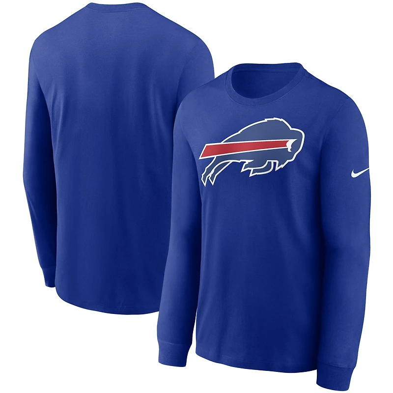 Men's Nike Royal Buffalo Bills Primary Logo Long Sleeve T-Shirt