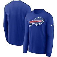 Men's Nike Royal Buffalo Bills Primary Logo Long Sleeve T-Shirt