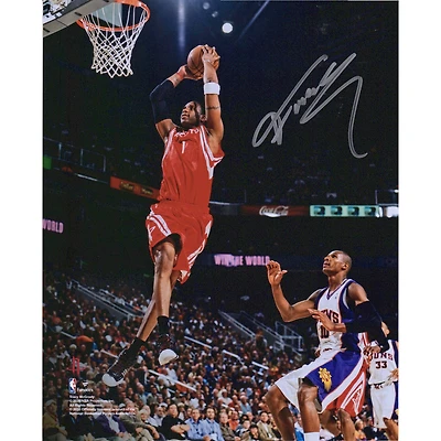 Tracy McGrady Houston Rockets Autographed 8" x 10" Two Handed Dunk vs. Phoenix Suns Photograph