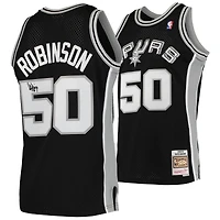 David Robinson San Antonio Spurs Autographed Black 1998 Mitchell & Ness Swingman Jersey