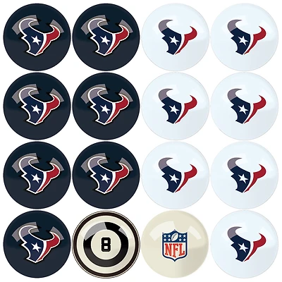 Imperial Houston Texans Billiard Ball Set with Numbers