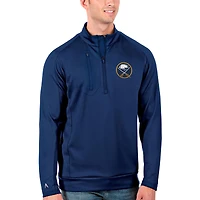Men's Antigua Royal Buffalo Sabres Generation Big & Tall Quarter-Zip Pullover Jacket