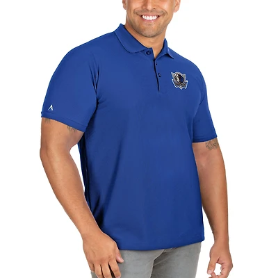 Men's Antigua Blue Dallas Mavericks Big & Tall Legacy Pique Polo