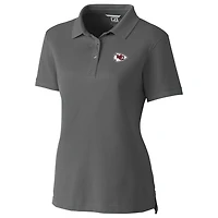 Women's Cutter & Buck Gray Kansas City Chiefs Advantage Polo