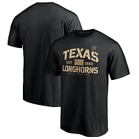 Men's Fanatics Black Texas Longhorns OHT Military Appreciation Boot Camp T-Shirt