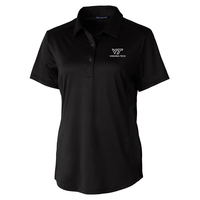 Women's Cutter & Buck Black Virginia Tech Hokies Prospect Polo