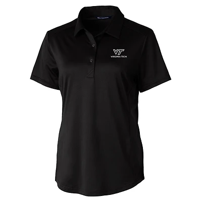 Women's Cutter & Buck Black Virginia Tech Hokies Prospect Polo