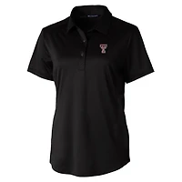 Women's Cutter & Buck Black Texas Tech Red Raiders Prospect Polo