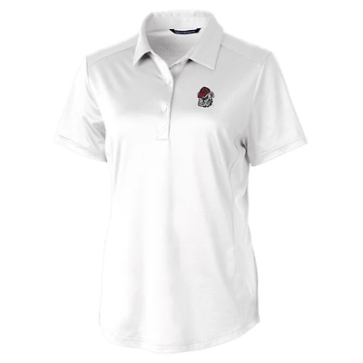 Women's Cutter & Buck White Georgia Bulldogs Prospect Polo