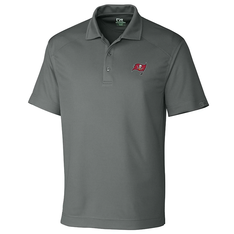 Men's Cutter & Buck Gray Tampa Bay Buccaneers Big & Tall DryTec Genre Polo