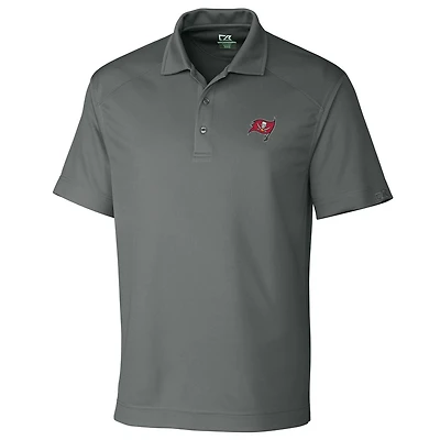 Men's Cutter & Buck Gray Tampa Bay Buccaneers Big & Tall DryTec Genre Polo