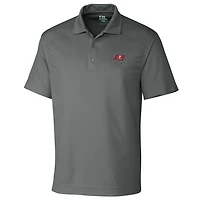 Men's Cutter & Buck Gray Tampa Bay Buccaneers Big & Tall DryTec Genre Polo