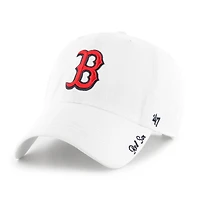 Women's '47 White Boston Red Sox Miata Clean Up Adjustable Hat
