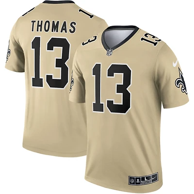 Men's Nike Michael Thomas  Gold New Orleans Saints Inverted Legend Player Performance Top