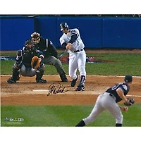 Jorge Posada New York Yankees Autographed 16" x 20" 2001 World Series Home Run Photograph