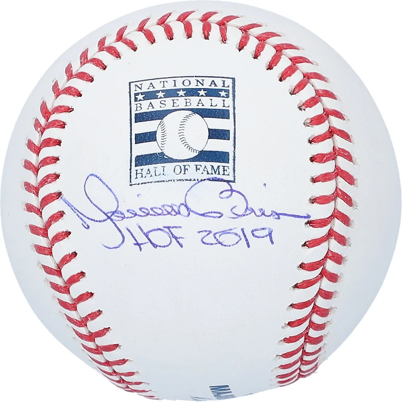 Mariano Rivera New York Yankees Autographed Hall of Fame Logo Baseball with "HOF 2019" Inscription